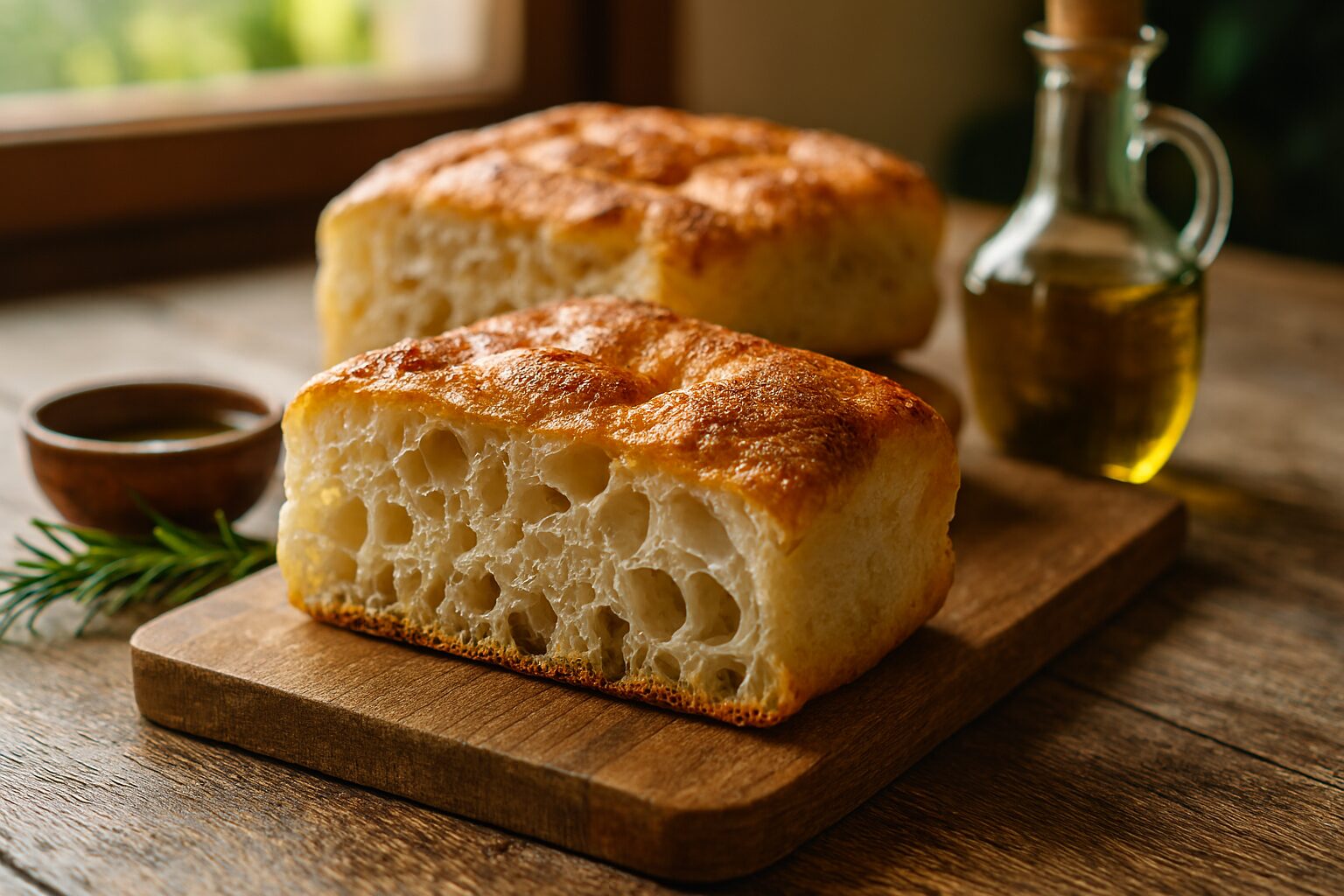 高加水と通常のフォカッチャの違い