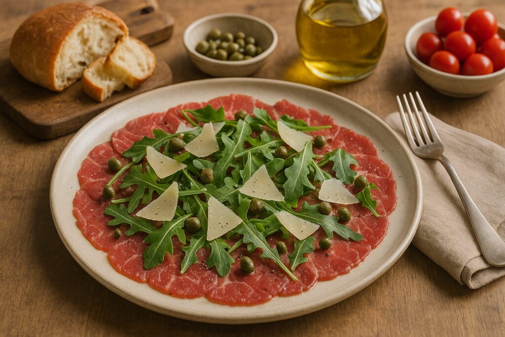 カルパッチョを美しく盛り付ける皿選びと配色のコツ