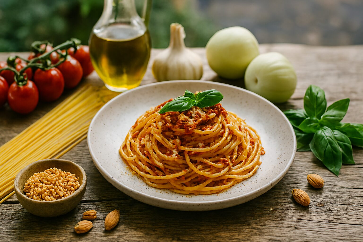トラパネーゼとは香味野菜とナッツのソース