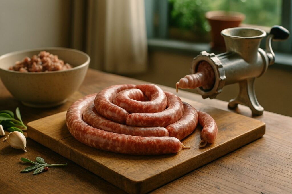 サルシッチャの基本作り方のイメージ