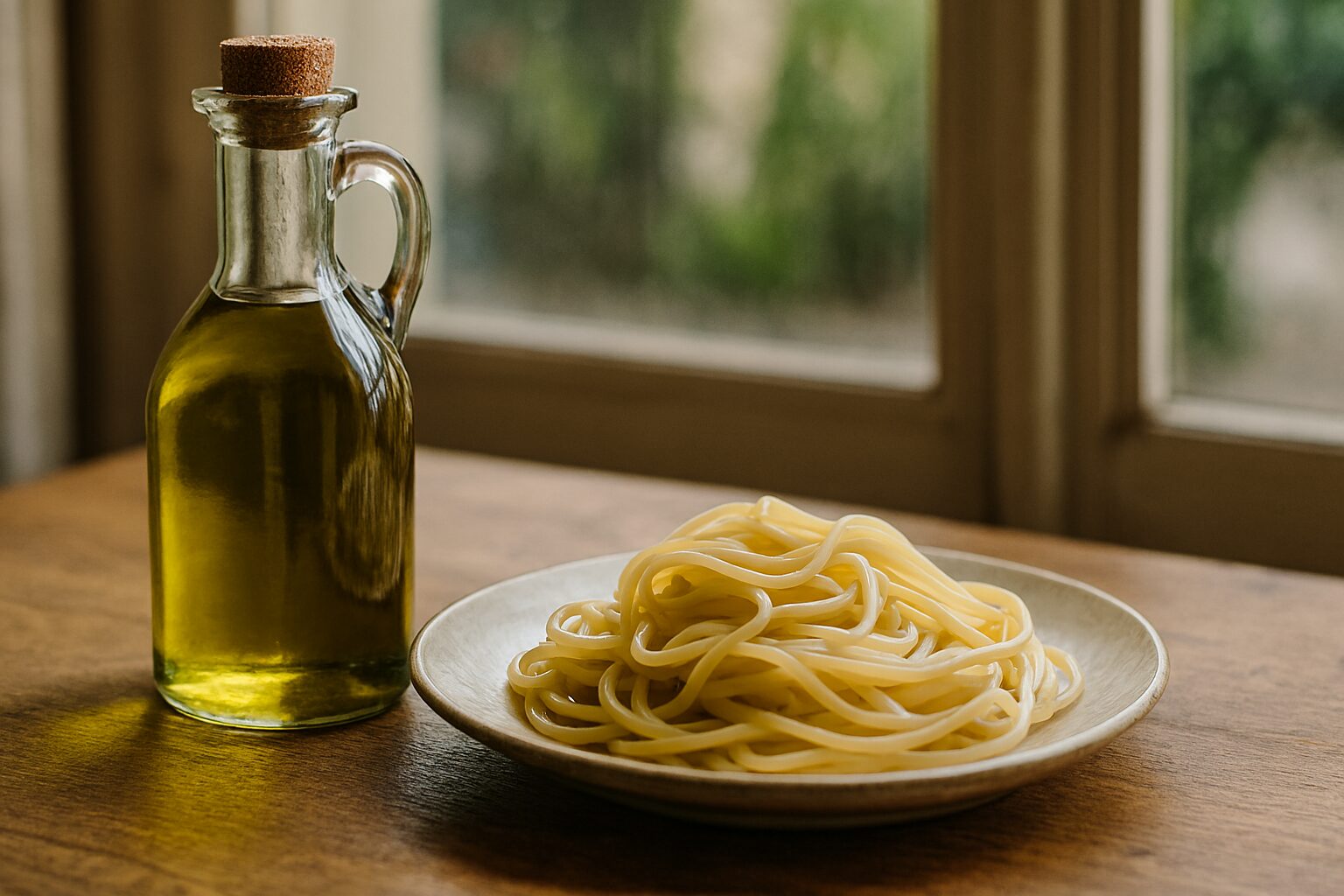 オリーブオイルおすすめパスタの自然な食卓
