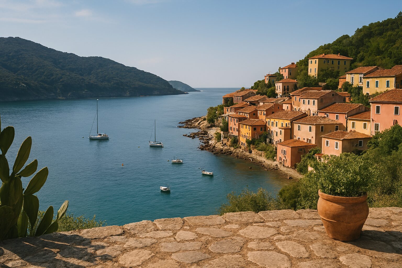 エルバ島の風景画像