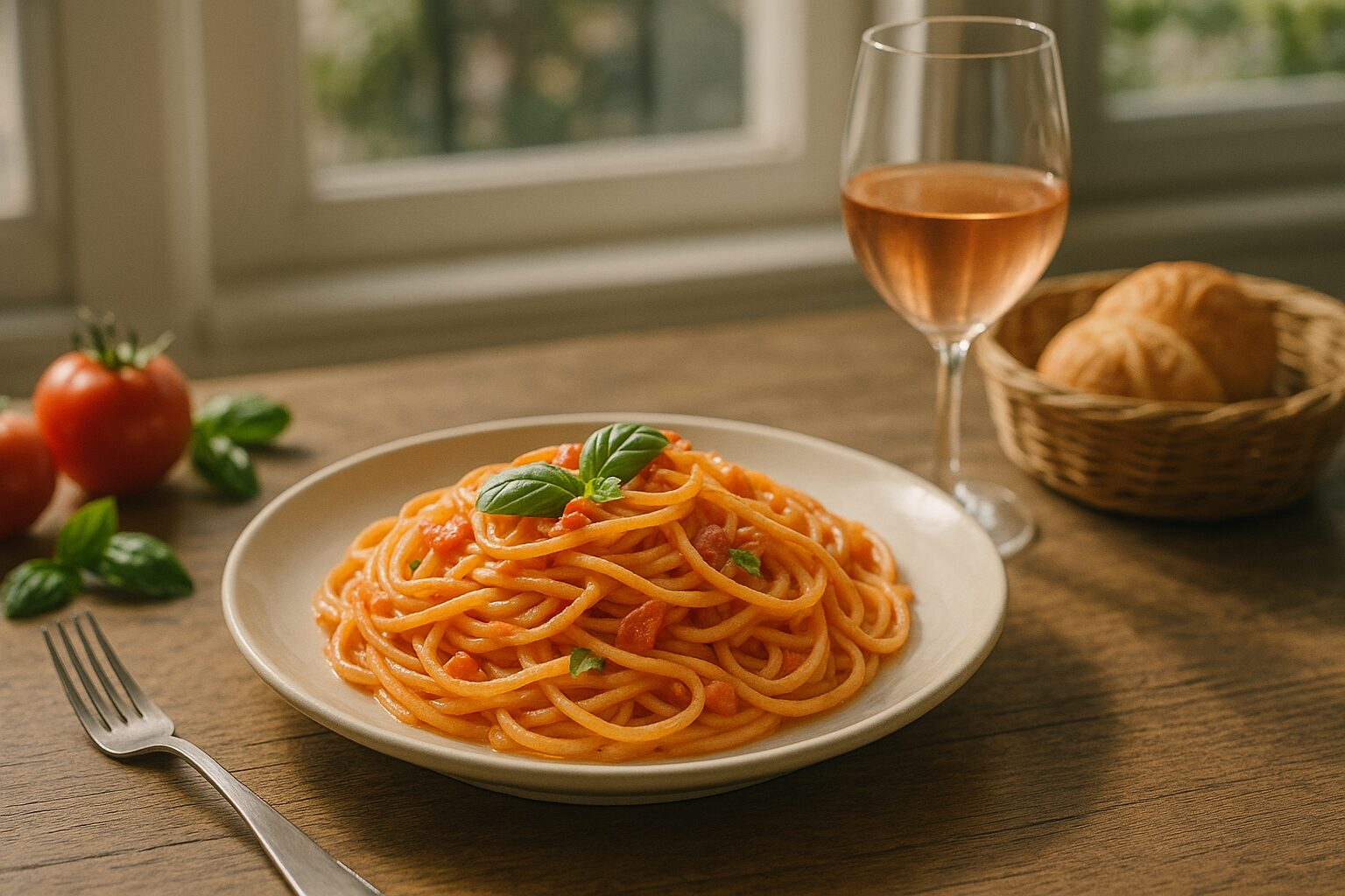ロゼパスタとは何かを伝える一皿