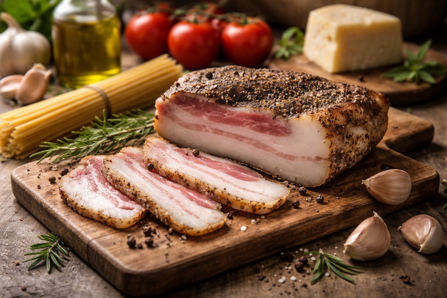 グアンチャーレの豚頬肉塩漬け