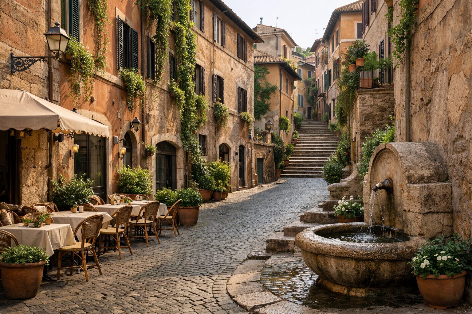 モンティ地区の街並みの雰囲気