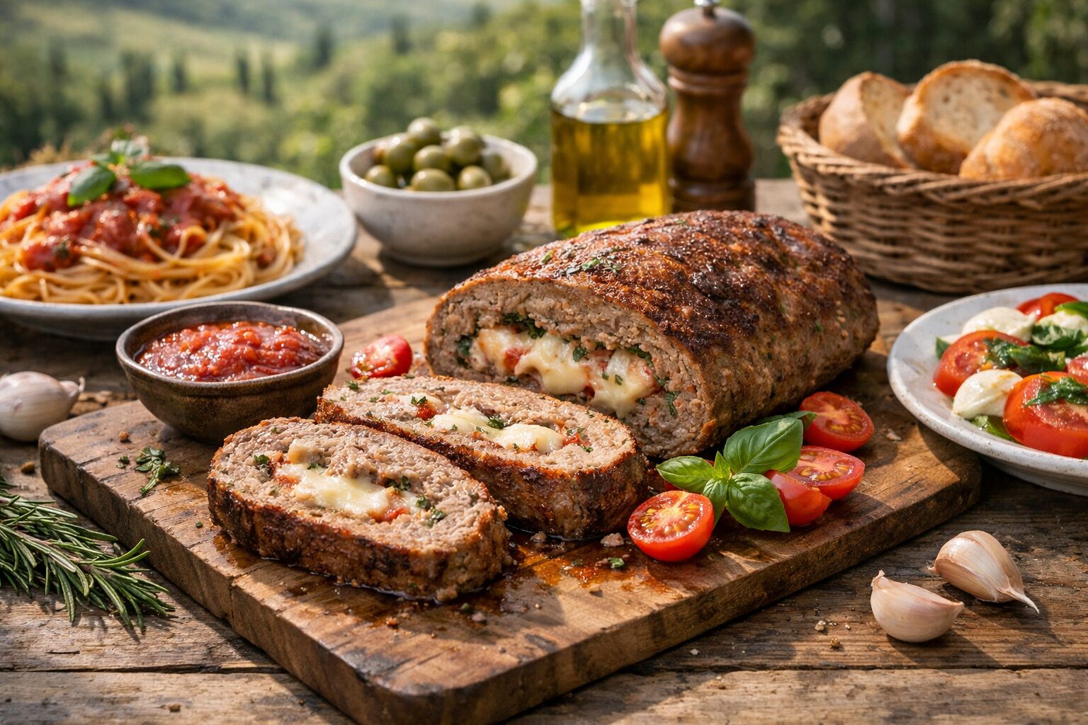 盛り付けられたポルペットーネ