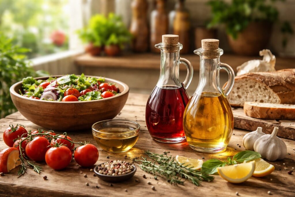 ワインビネガーの使い方例と料理