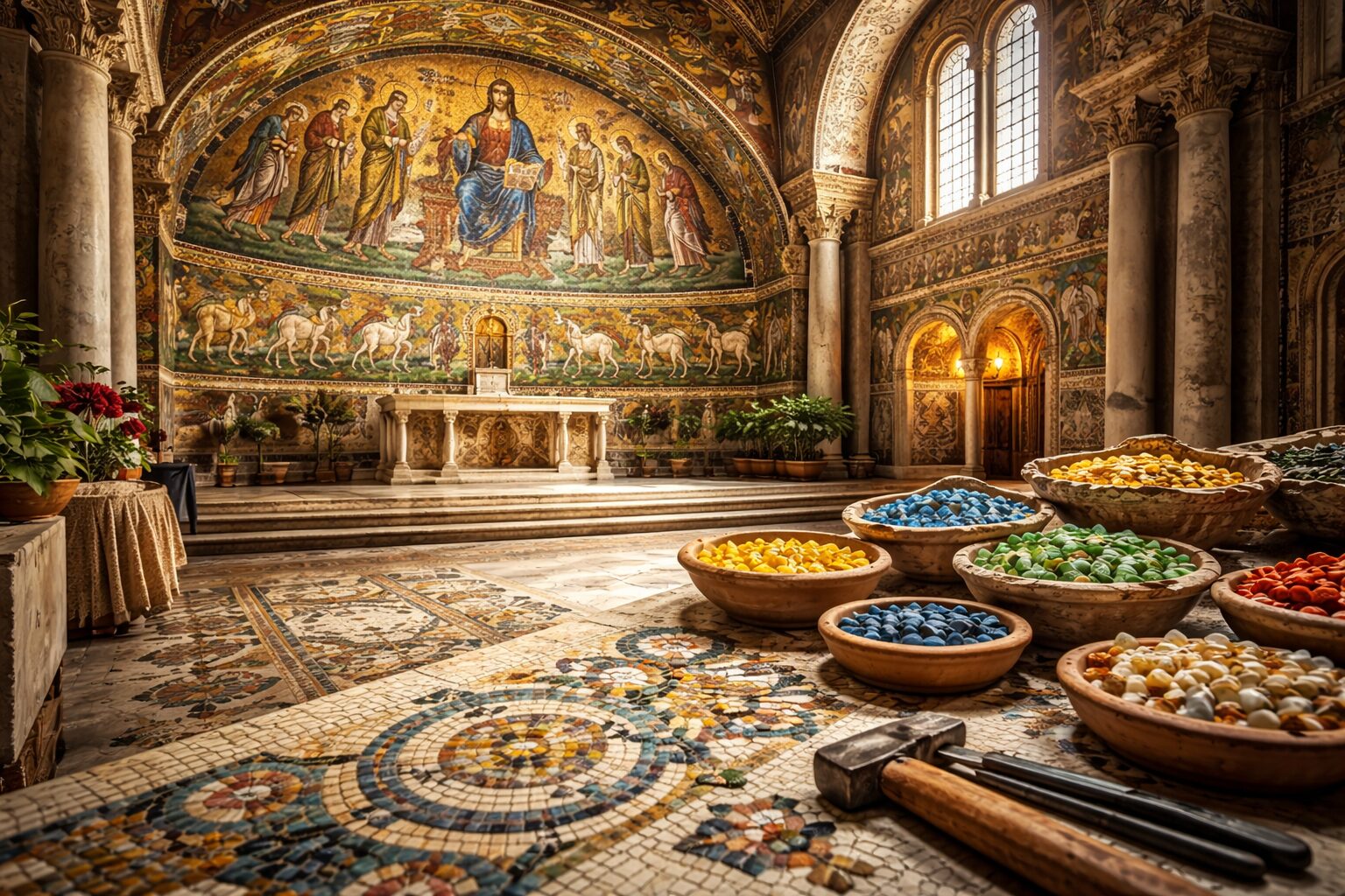 イタリアのモザイク装飾