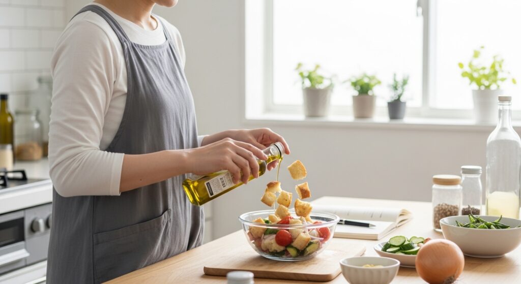 日本人女性が作るパンツァネッラの基本形