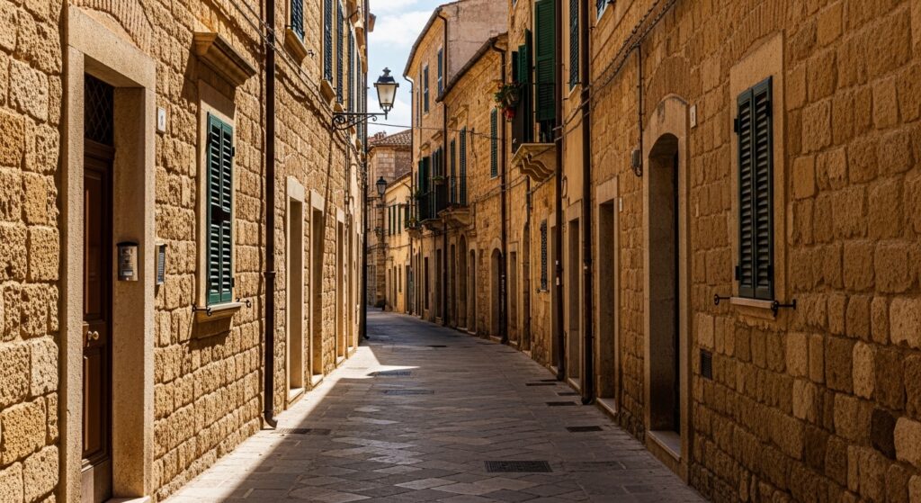 シチリアの街並みと事件の背景