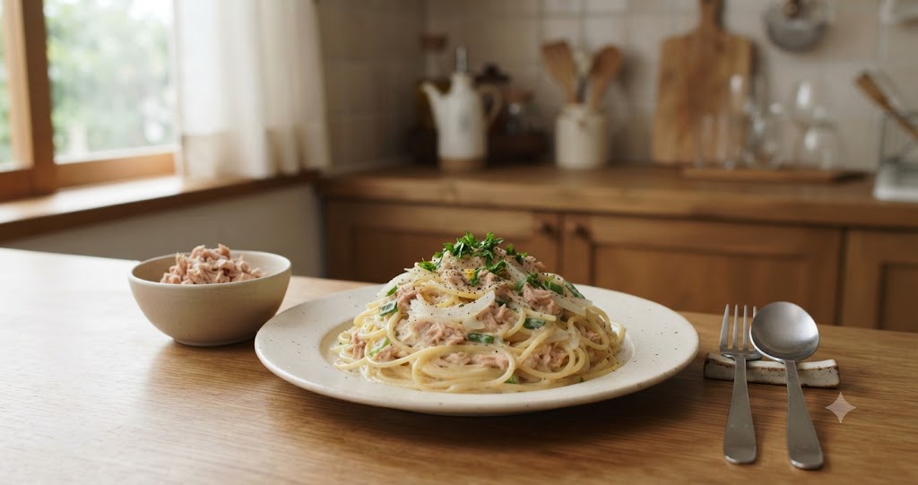 ツナマヨパスタのイメージ