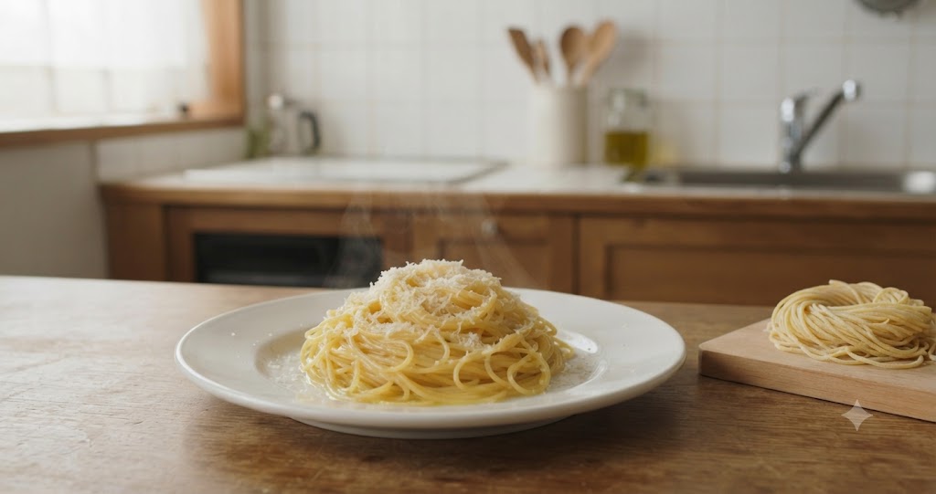 タヤリンの極細卵麺パスタのイメージ