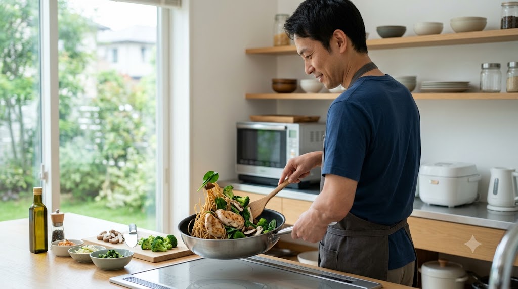 低GIを意識したヘルシーパスタのイメージ