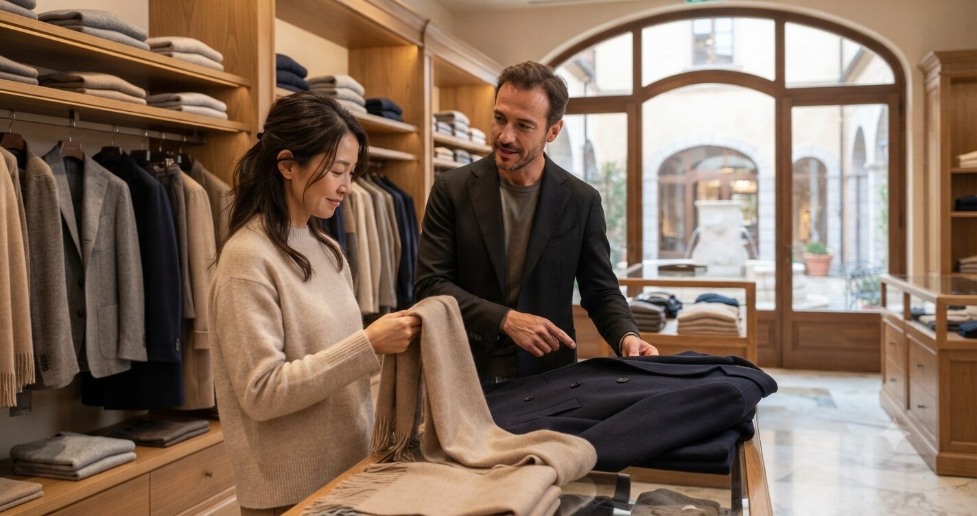 高級アウトレットの店内のイメージ