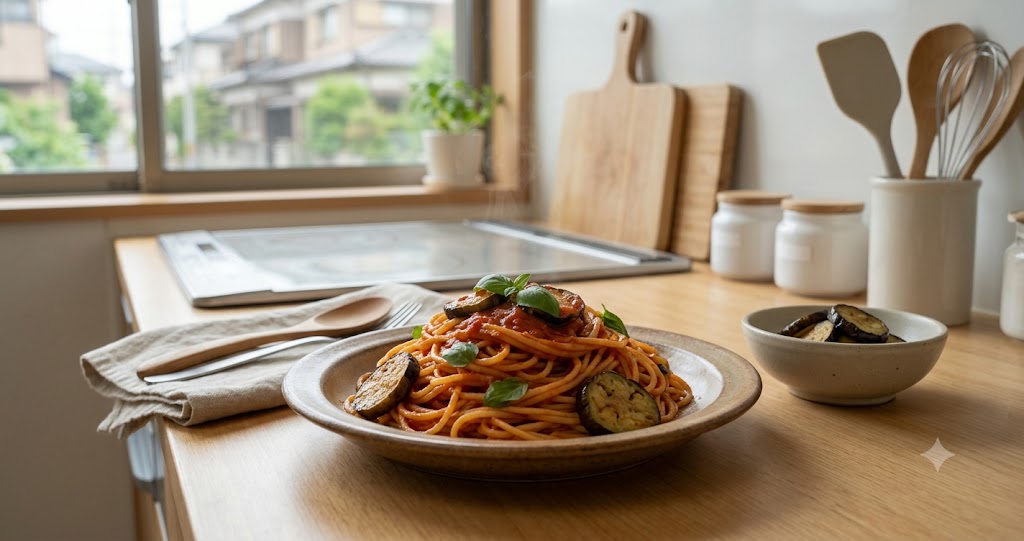 トロトロ茄子のナポリタンのイメージ