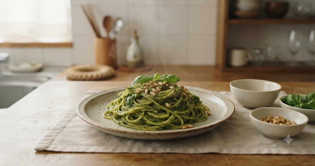 バジルソースを表すイメージ画像