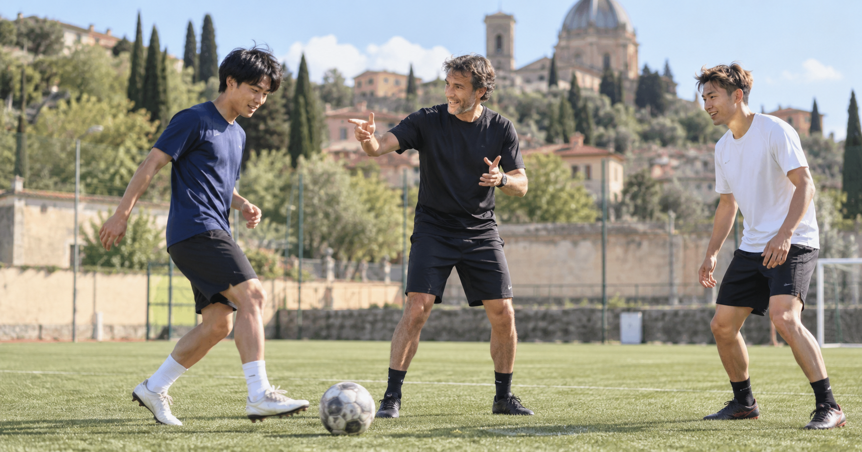 イタリア語のサッカー用語を表すイメージ画像