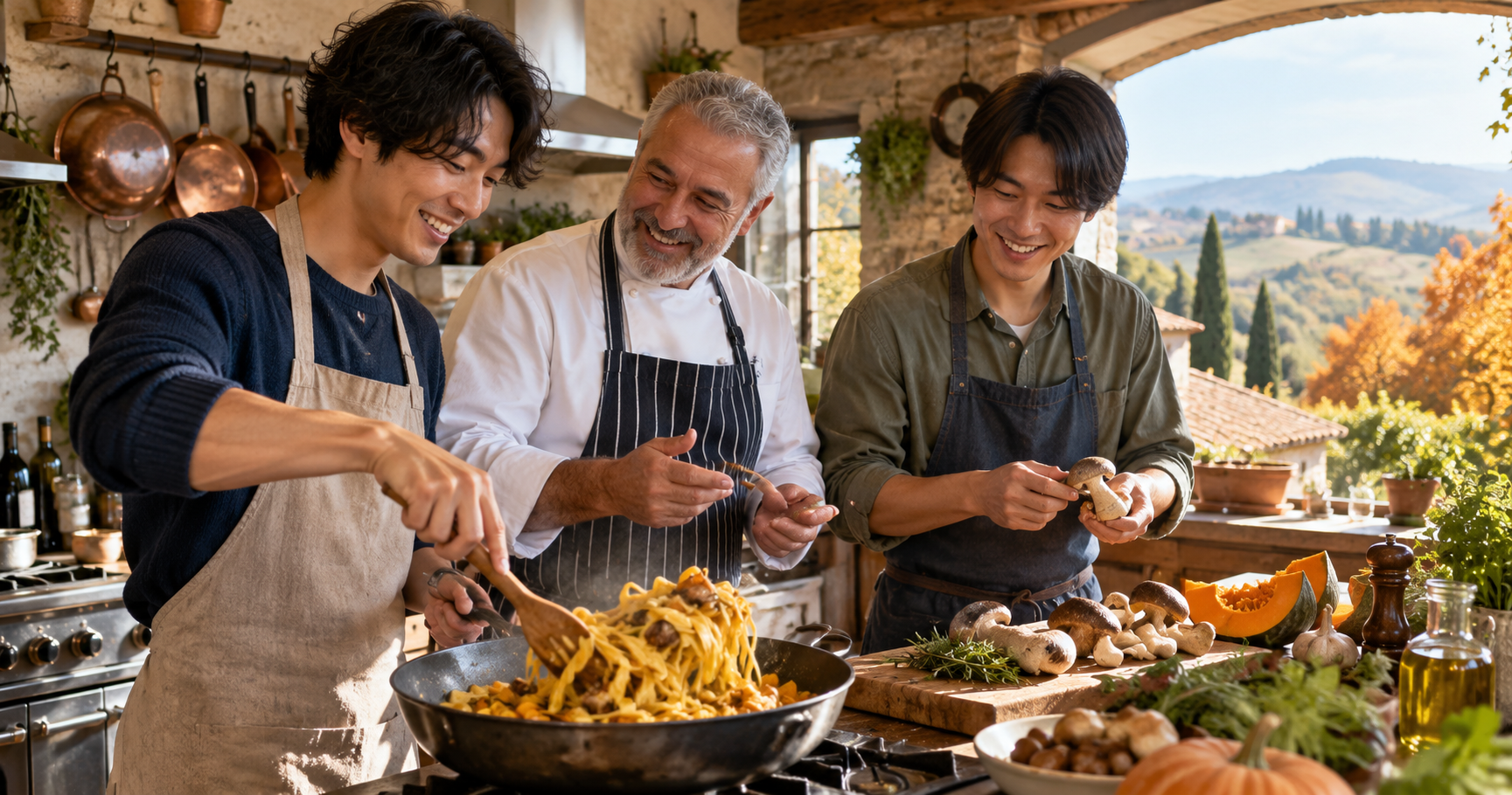 節約食材で作るパスタ料理を表すイメージ画像